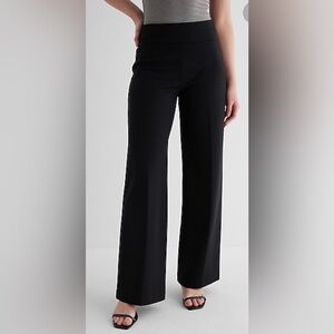 Express columnist Black Wide Leg High Rise Women's pull on trousers M